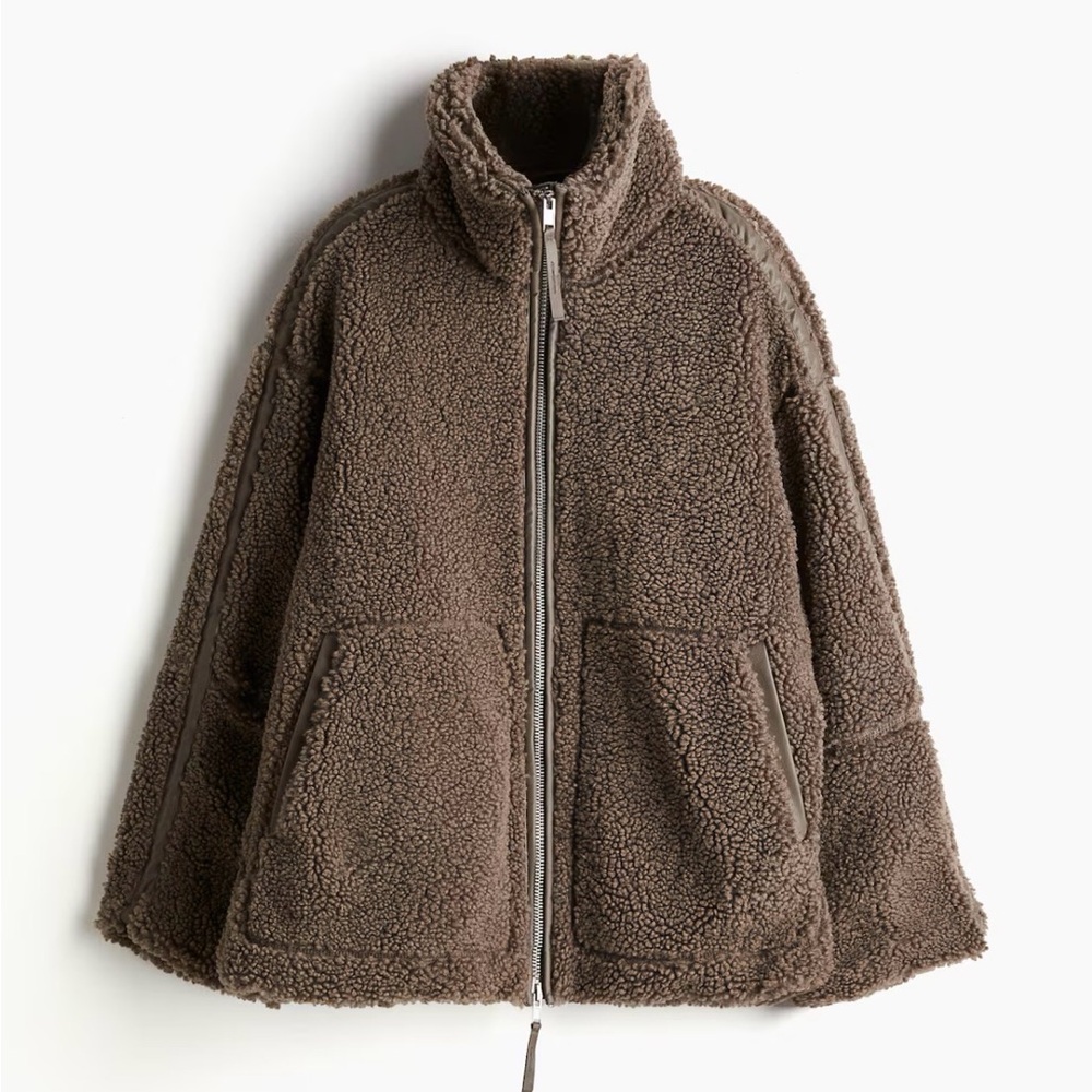 H&M Brown Teddy Jacket